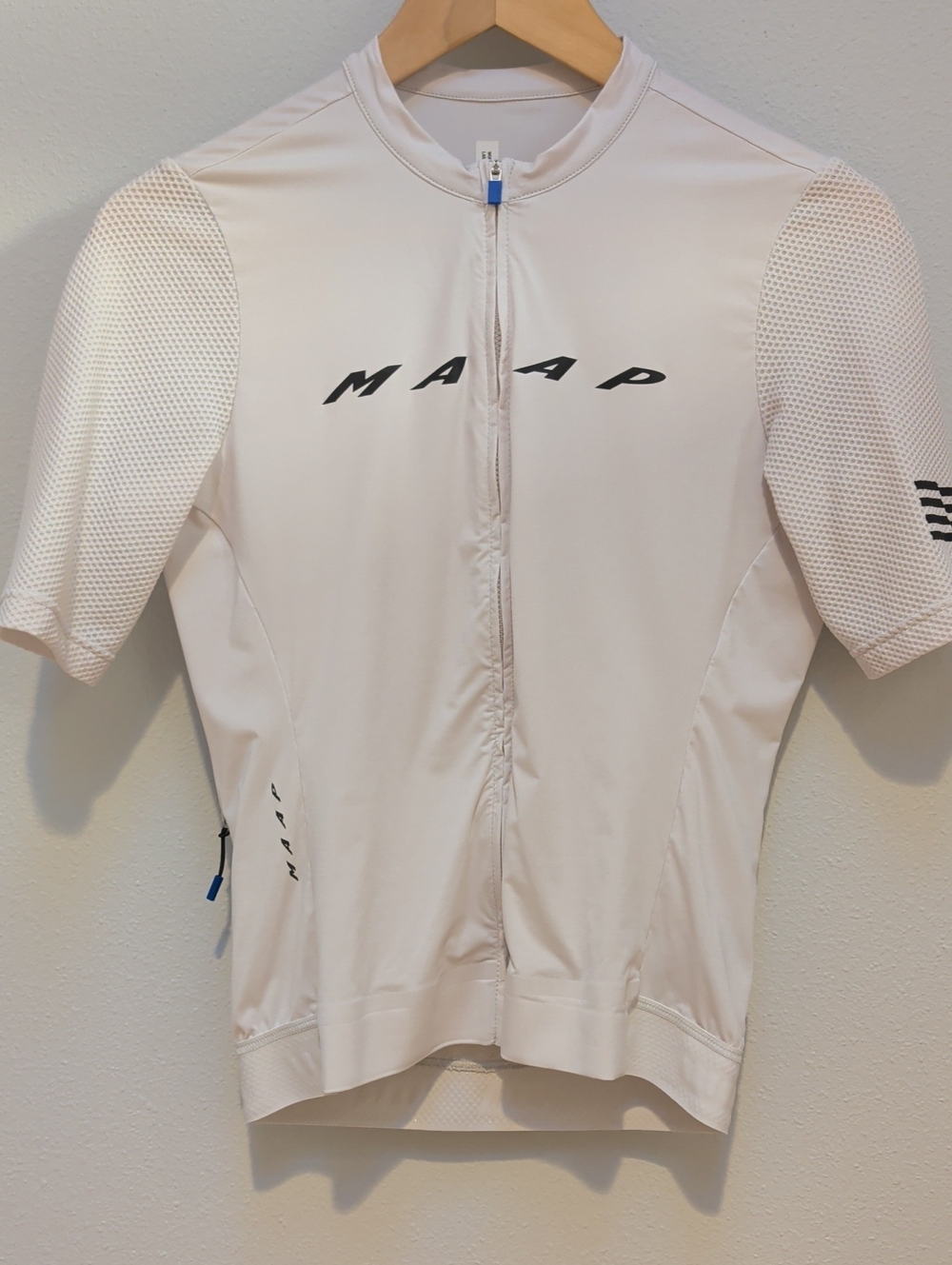 Women's MAAP Evade Off White Short Sleeve Cycling Jersey